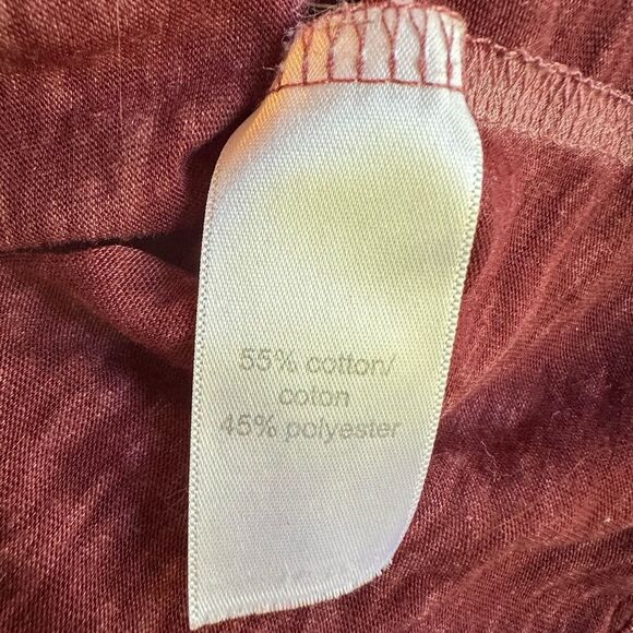 Maurices “Have Faith in Your Journey” Graphic Tee | Size 0X | Soft Burgundy Top - Picture 4 of 8